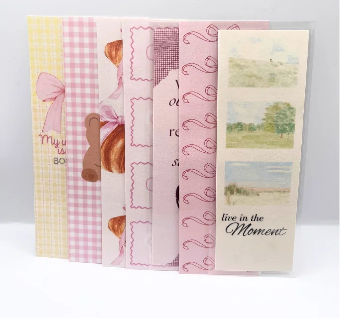 Coquette vintage inspired bookmark bundle